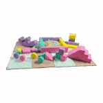 Pastel combined soft play